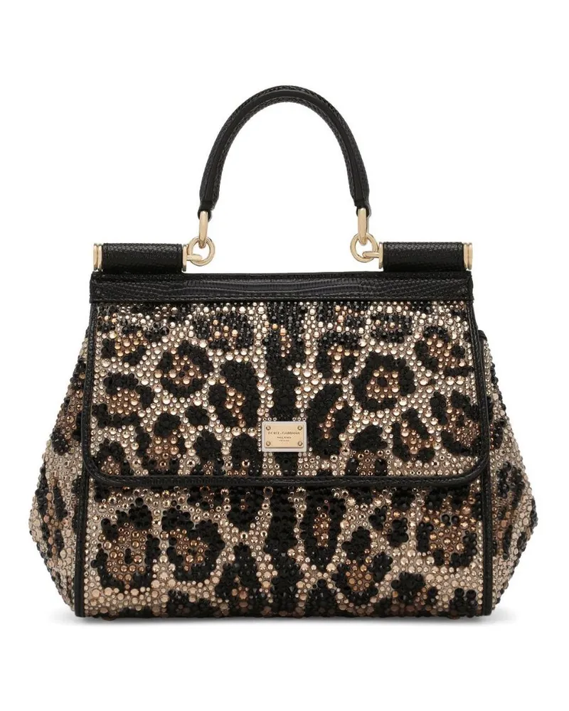Dolce & Gabbana Sicily Handtasche - Nude Nude