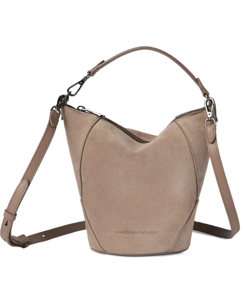 Brunello Cucinelli BC Duo bucket bag - Braun Braun