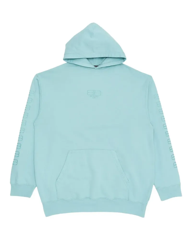 Balenciaga embroidered-logo hoodie - Grün Grün