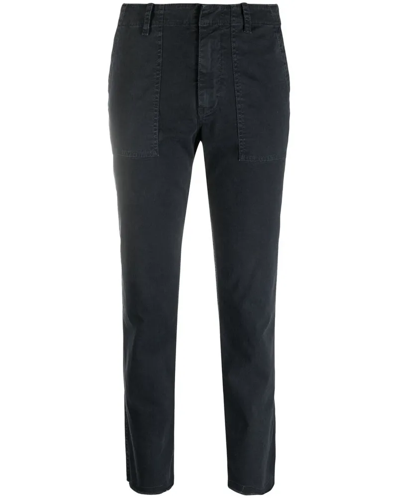 Nili Lotan Cropped-Chino - Schwarz Schwarz