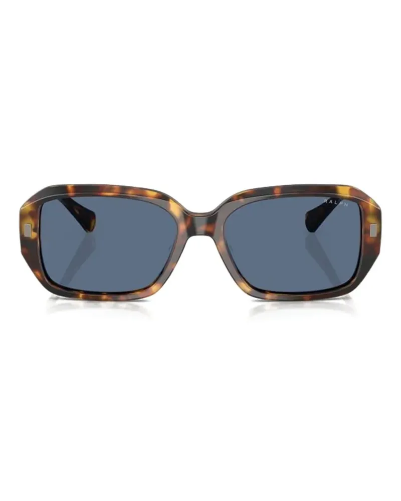Ralph Lauren tortoiseshell-effect rectangle-frame sunglasses - Braun Braun