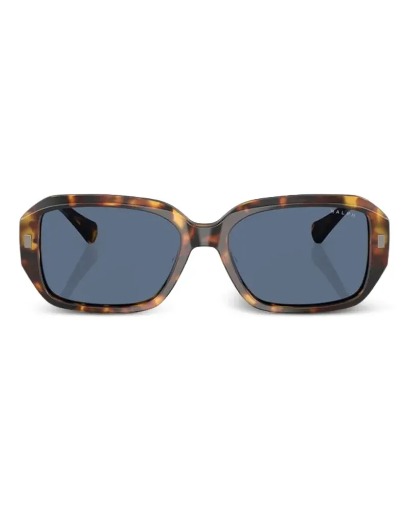 Ralph Lauren tortoiseshell-effect rectangle-frame sunglasses - Braun Braun