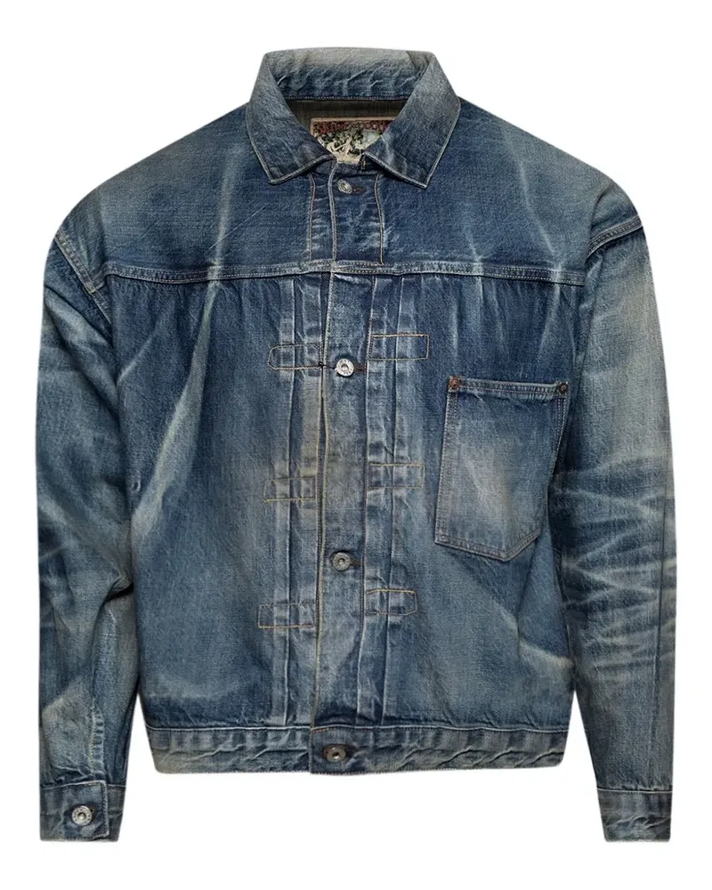 SAINT MXXXXXX Jeansjacke mit Taschen - Blau Blau