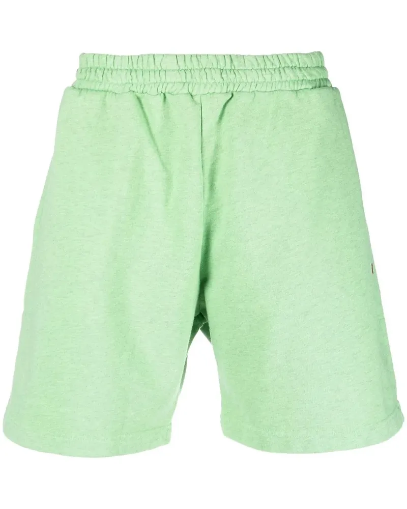MSGM Shorts mit Logo-Stickerei - Grün Grün