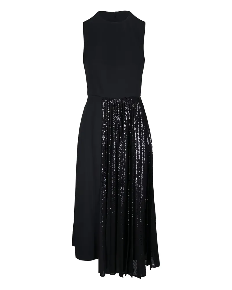 Michael Kors sequin pleated dress - Schwarz Schwarz