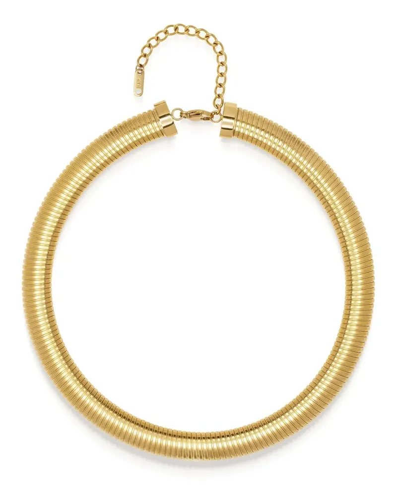 Nialaya Halskette mit Schlangengliedern - Gold Gold