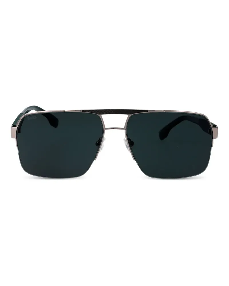 HUGO BOSS Getönte Pilotenbrille - Silber Silber