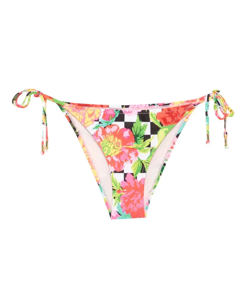 Moschino floral-print bikini bottoms - Weiß Weiß
