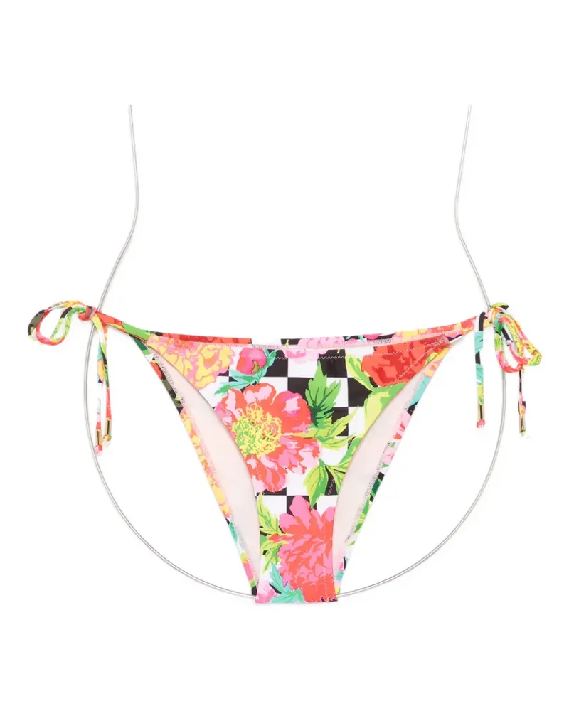 Moschino floral-print bikini bottoms - Weiß Weiß