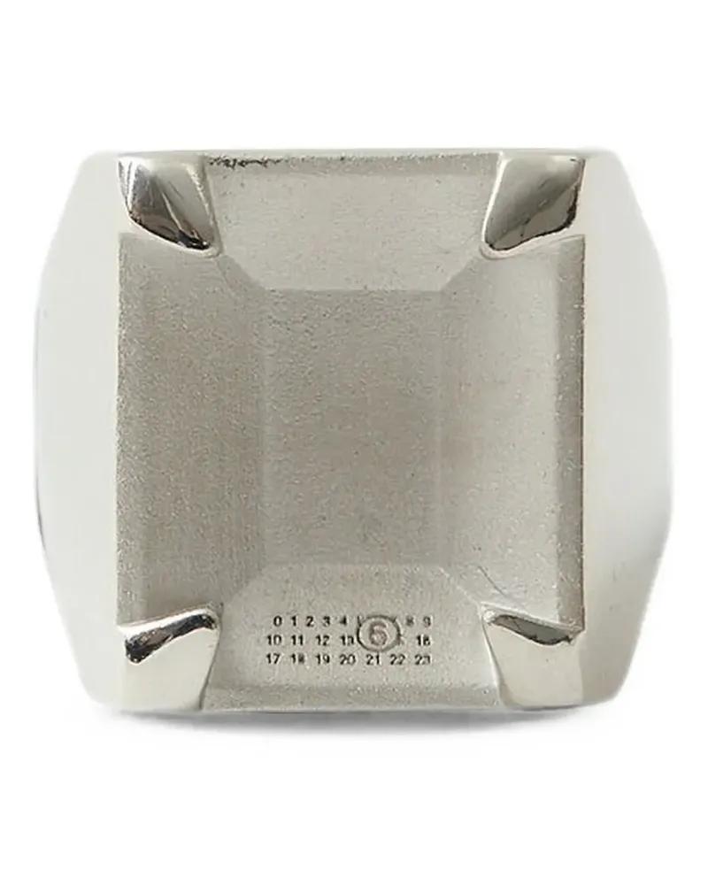 Maison Margiela unexisting-stone ring - Silber Silber
