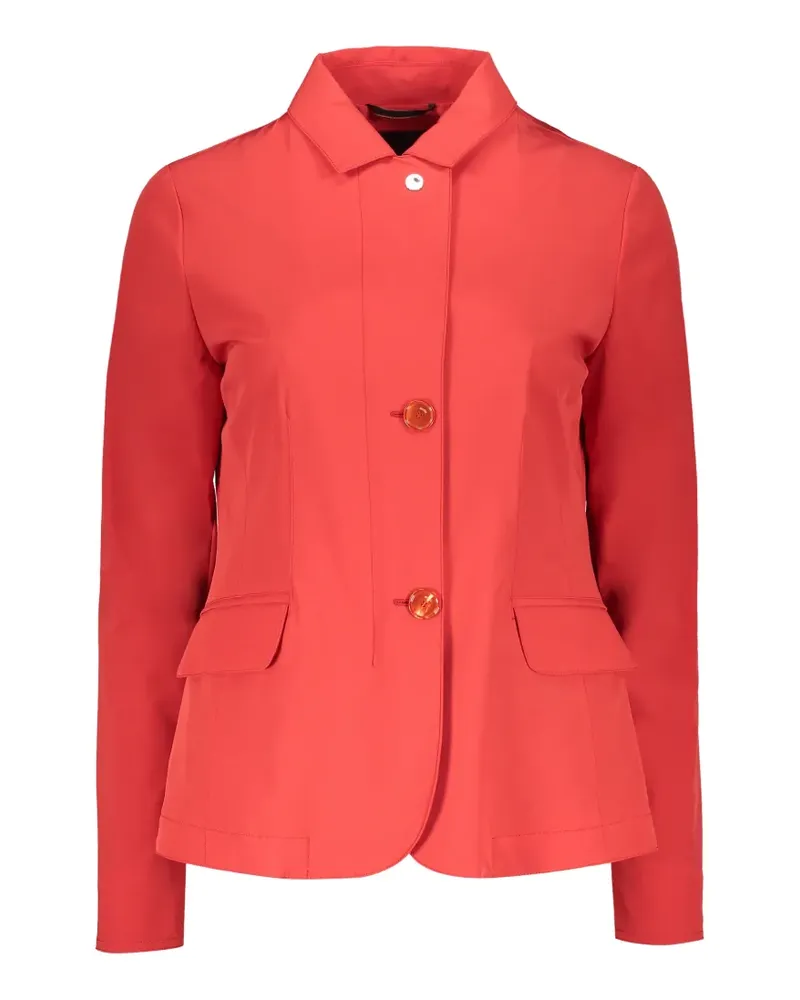 MOORER Blazer mit Logo-Knopf - Rot Rot