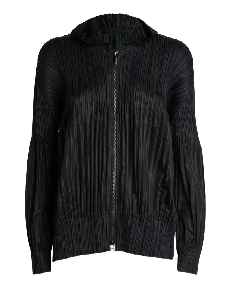 Issey Miyake Fluffly Pleats Please jacket - Schwarz Schwarz