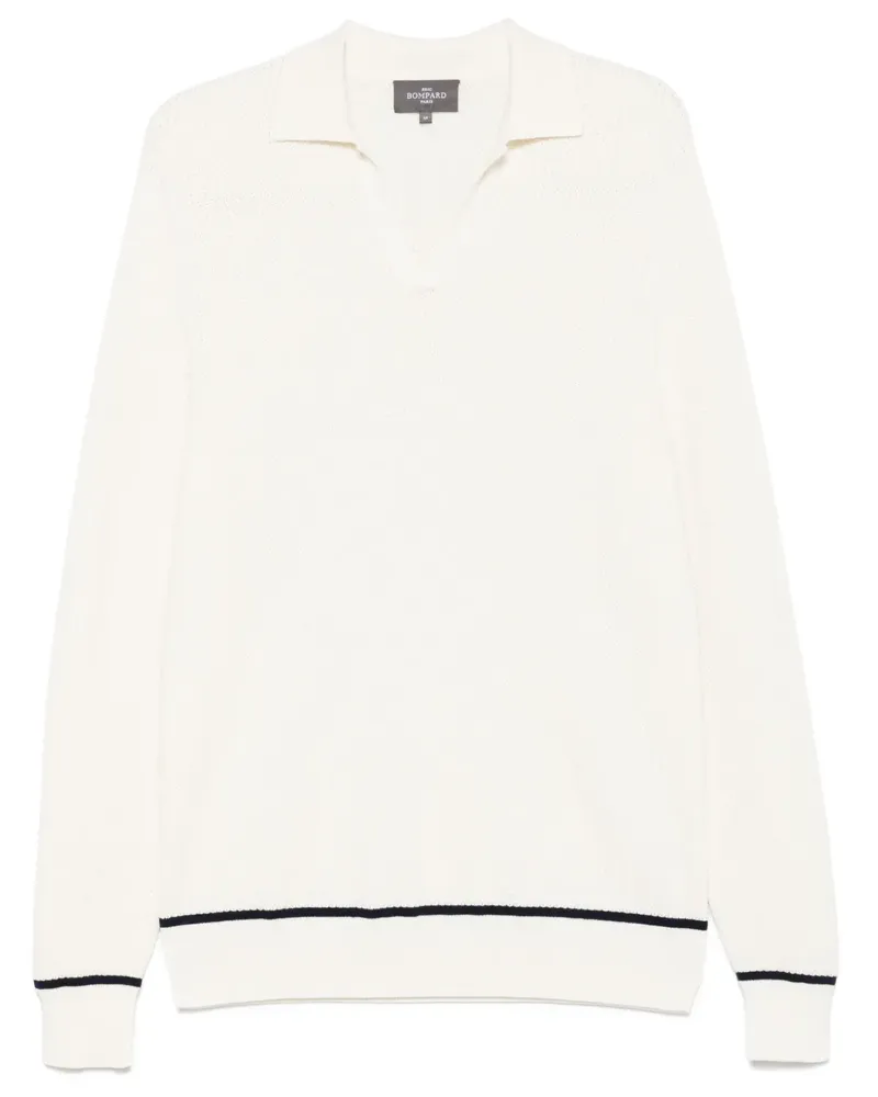 Eric Bompard Pullover mit V-Ausschnitt - Nude Nude