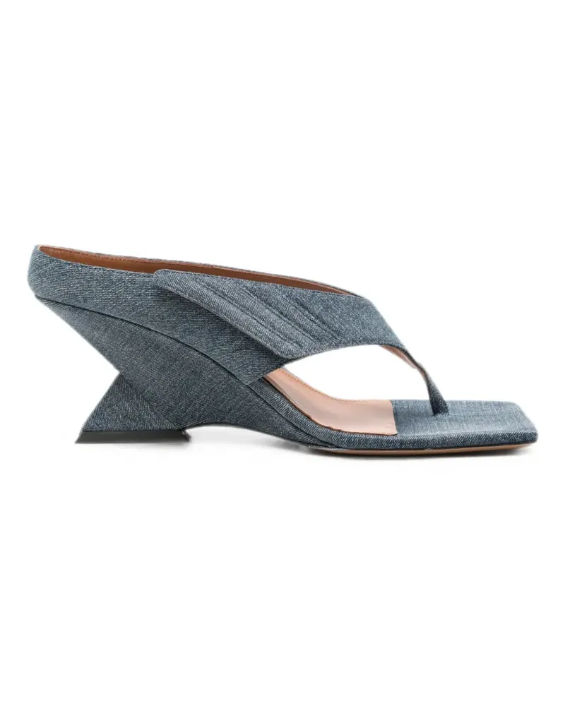 ATTICO Cheope thong sandals - Blau Blau