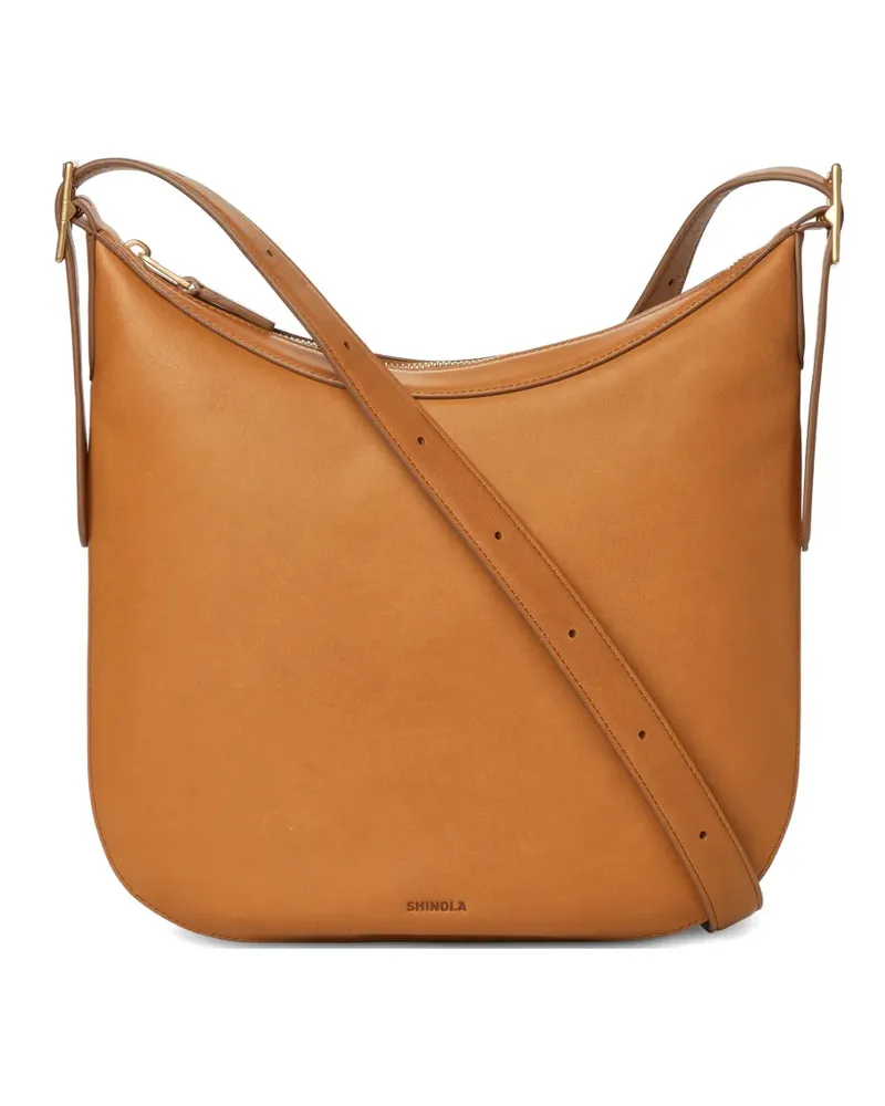 SHINOLA medium Bixby zip crossbody bag - Nude Nude