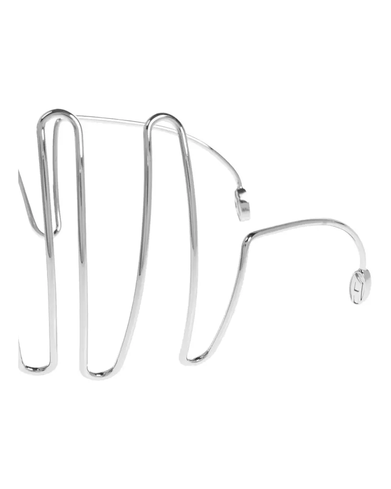 Diesel Grab-D 2.0 Haarreif mit abgerundeter Linie - Silber Silber