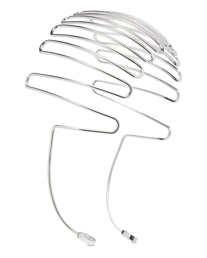 Diesel Grab-D 2.0 Haarreif mit abgerundeter Linie - Silber Silber