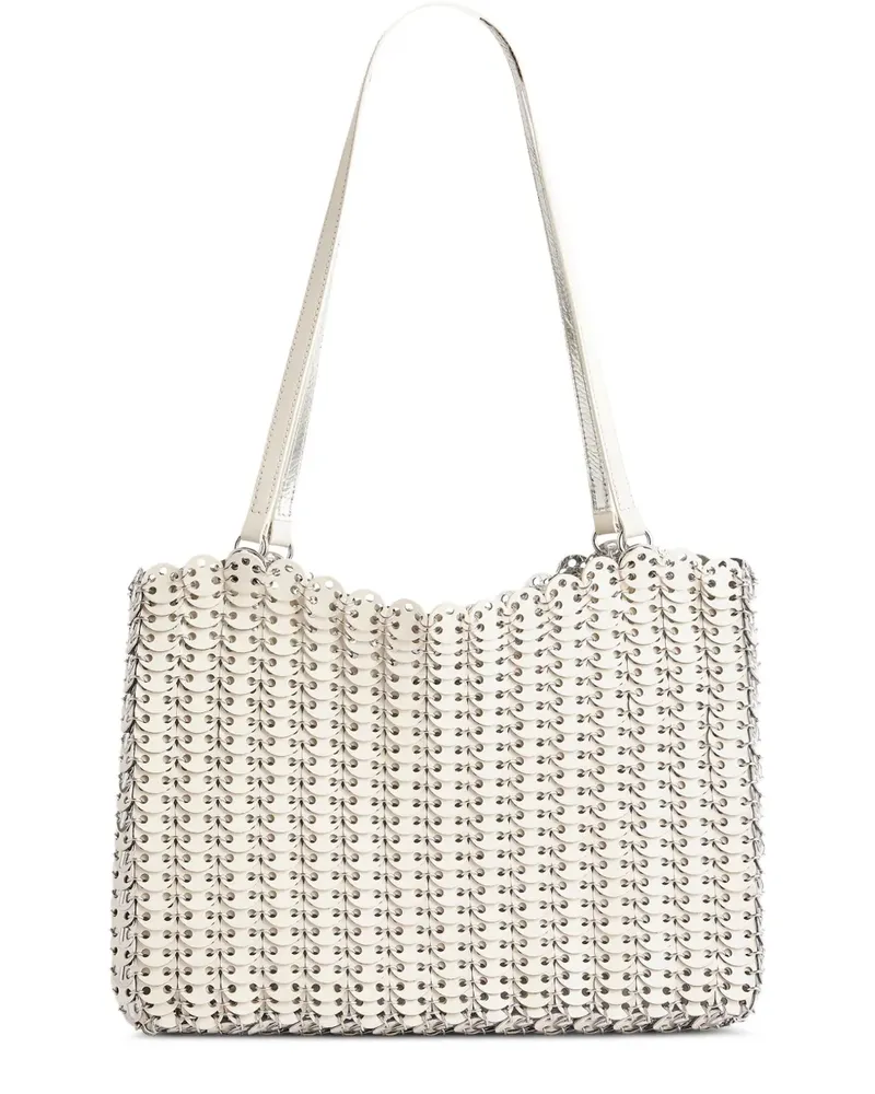 Paco Rabanne Handmontierte Schultertasche - Weiß Weiß
