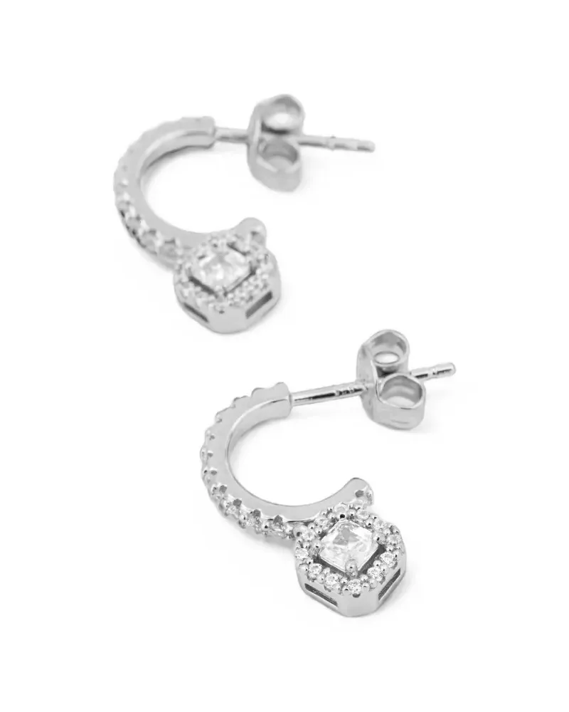 Michael Kors embellished drop earrings - Silber Silber
