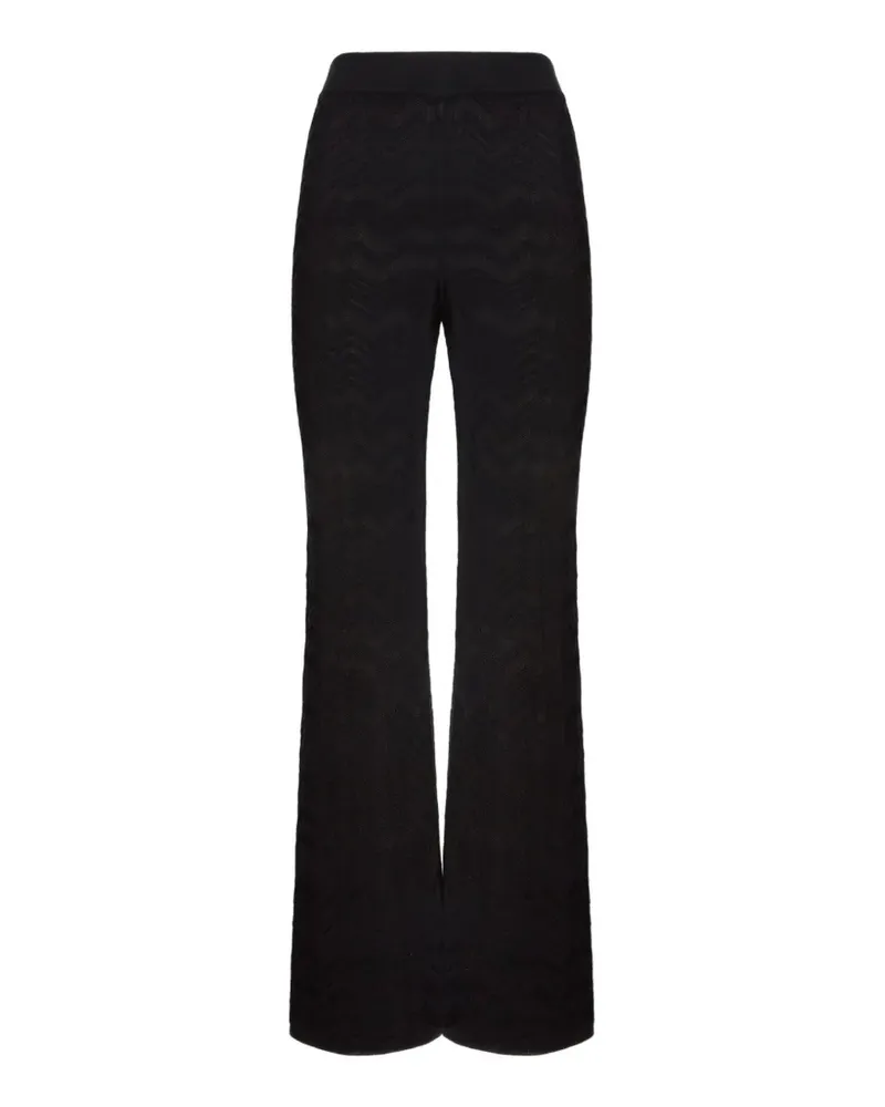 Missoni Hose mit Chevron-Muster - Schwarz Schwarz