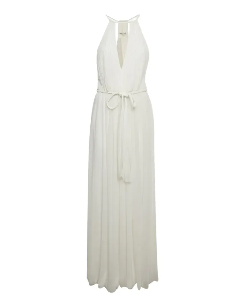 Alice + Olivia halter-neck sleeveless maxi dress - Weiß Weiß