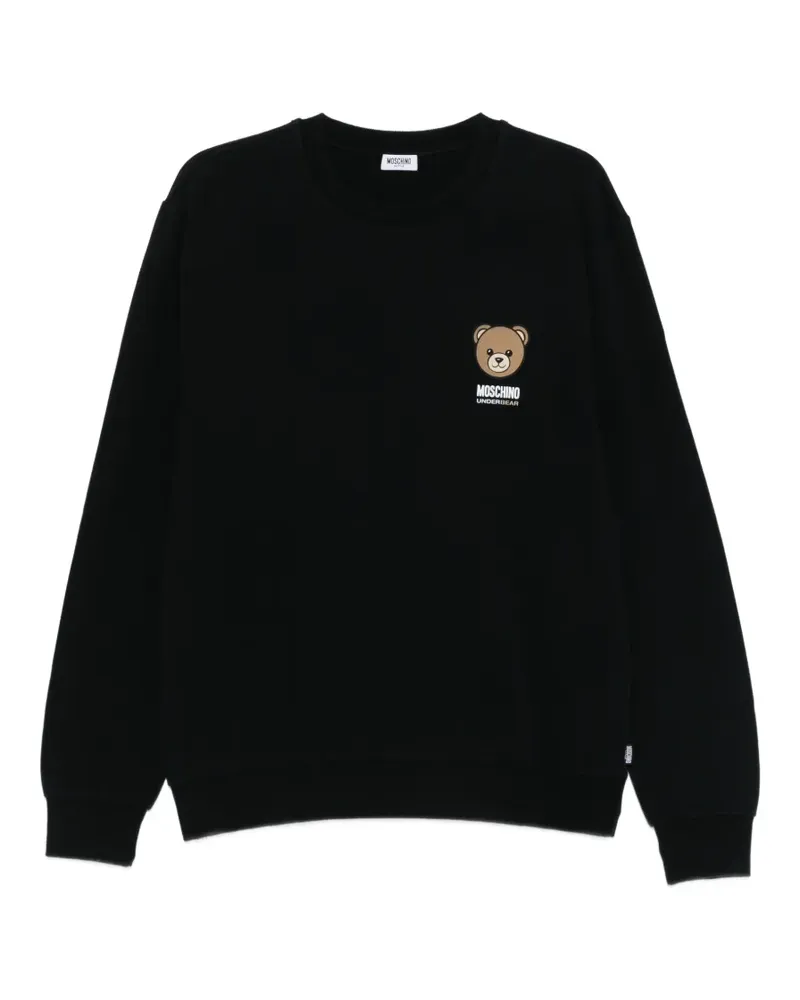 Moschino Bear-print sweatshirt - Schwarz Schwarz