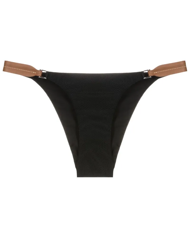 Lenny Niemeyer Bikinihöschen mit Stretchbund - Schwarz Schwarz
