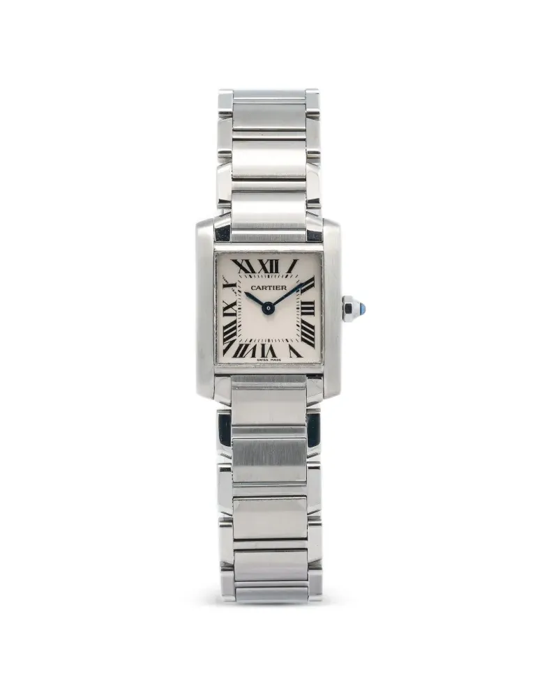 Cartier Tank Francaise 20mm - Weiß Weiß