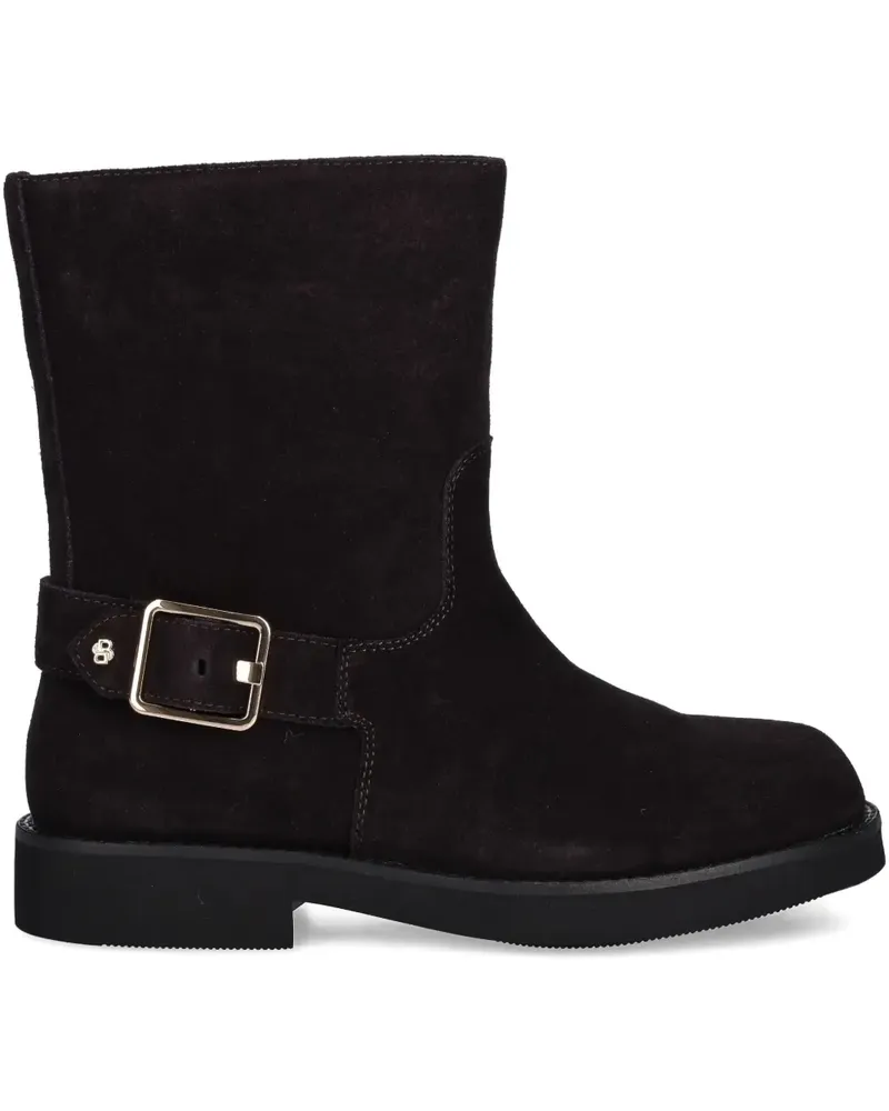 HUGO BOSS buckle-strap boots - Braun Braun