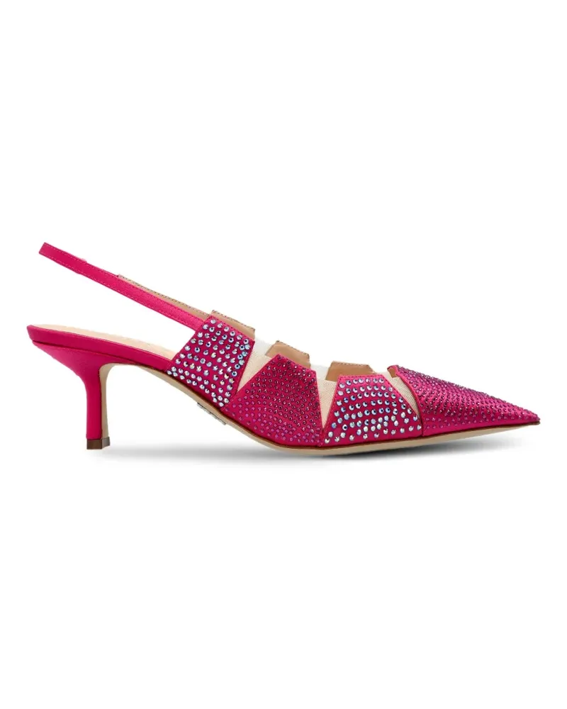 Rodo Pumps mit verziertem Absatz - Rosa Rosa