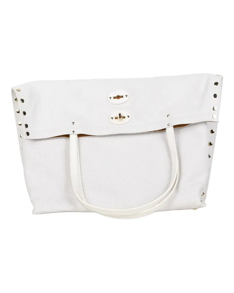 Zanellato A'spasso stud-embellished tote bag - Weiß Weiß