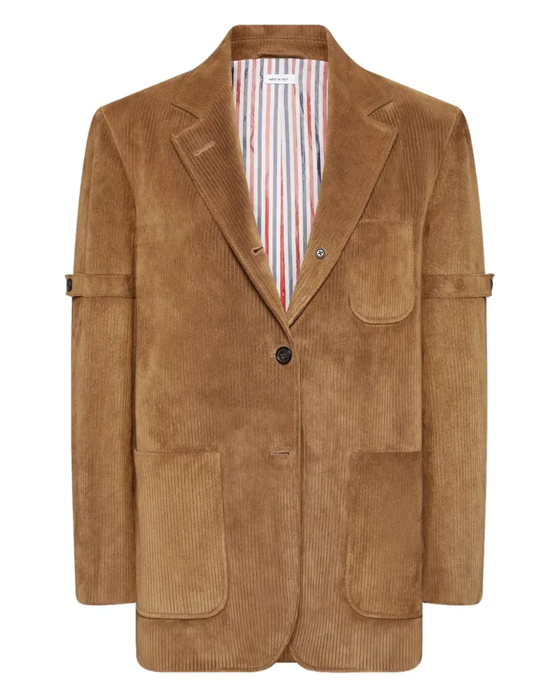 Thom Browne Sakko aus Wildleder - Braun Braun
