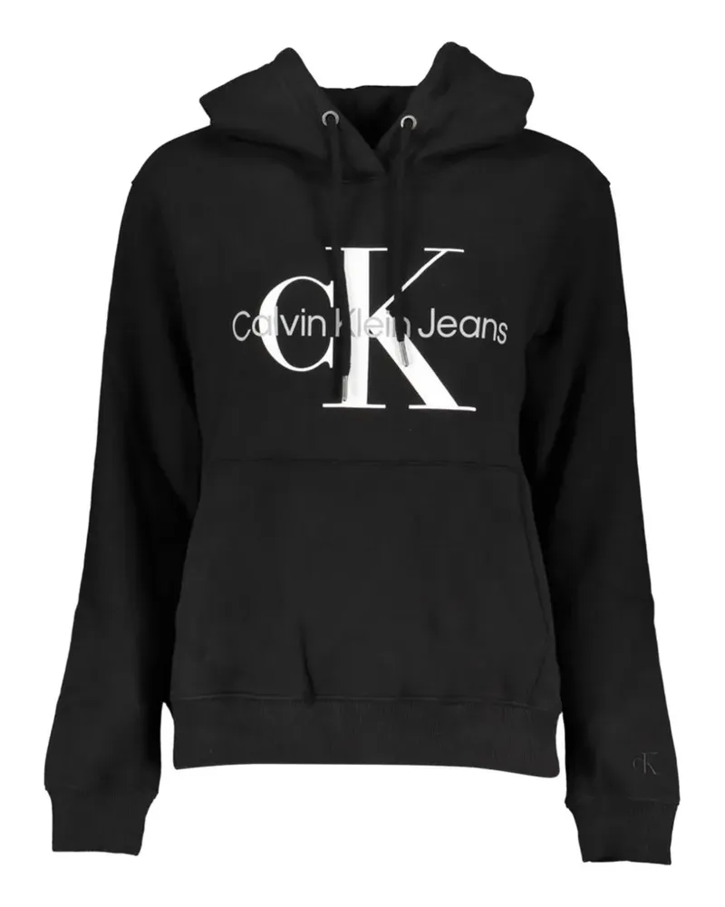 Calvin Klein logo-print hoodie - Schwarz Schwarz