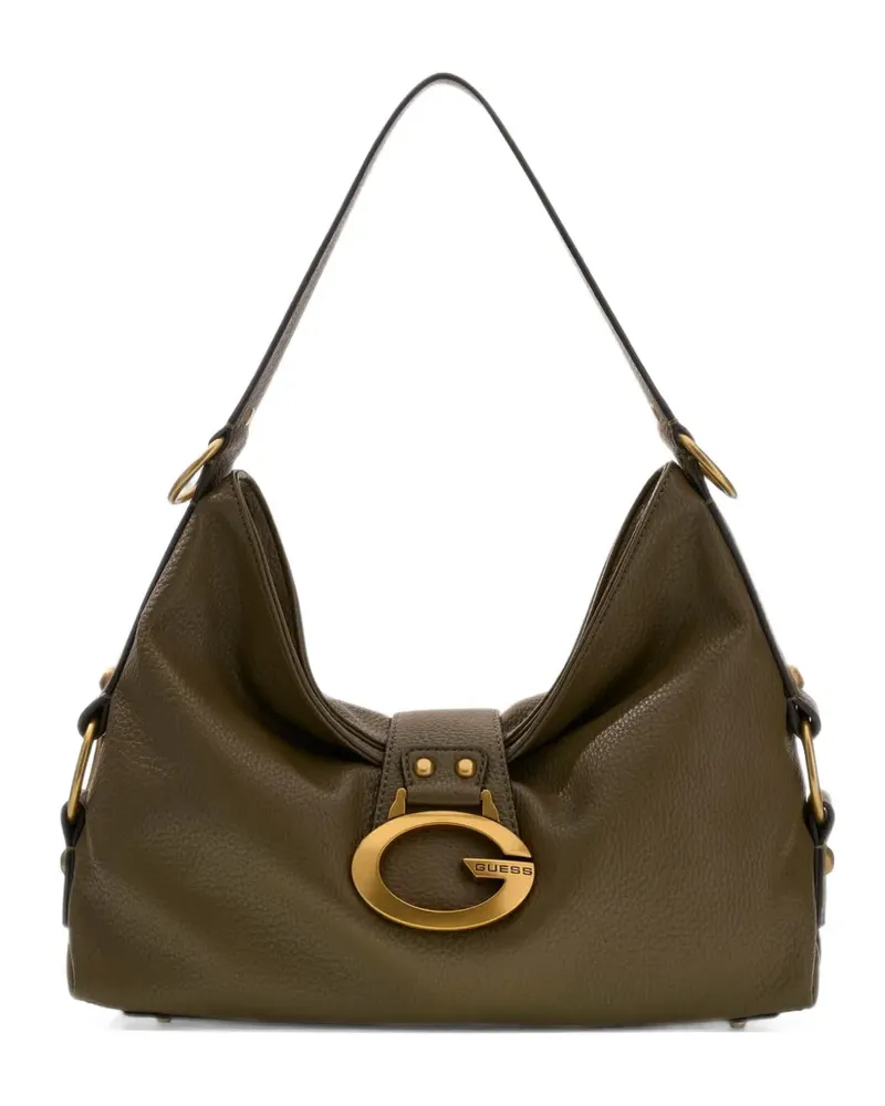 Guess Mittelgroße Camden Schultertasche - Grün Grün