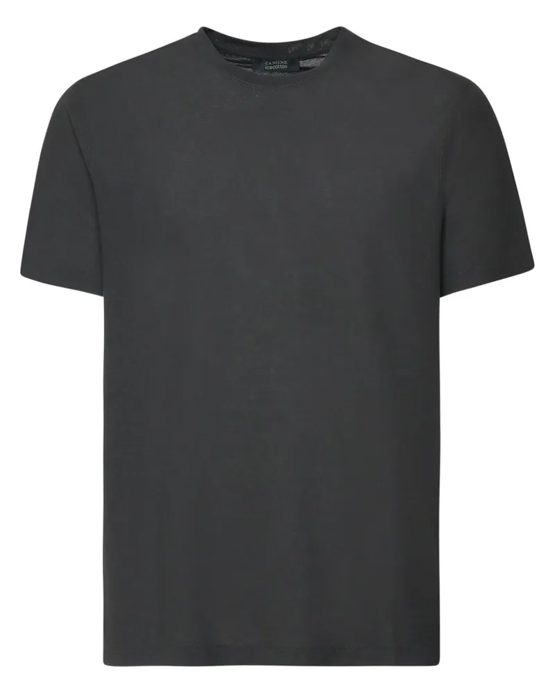 Zanone T-Shirt mit Rundhalsausschnitt - Grau Grau