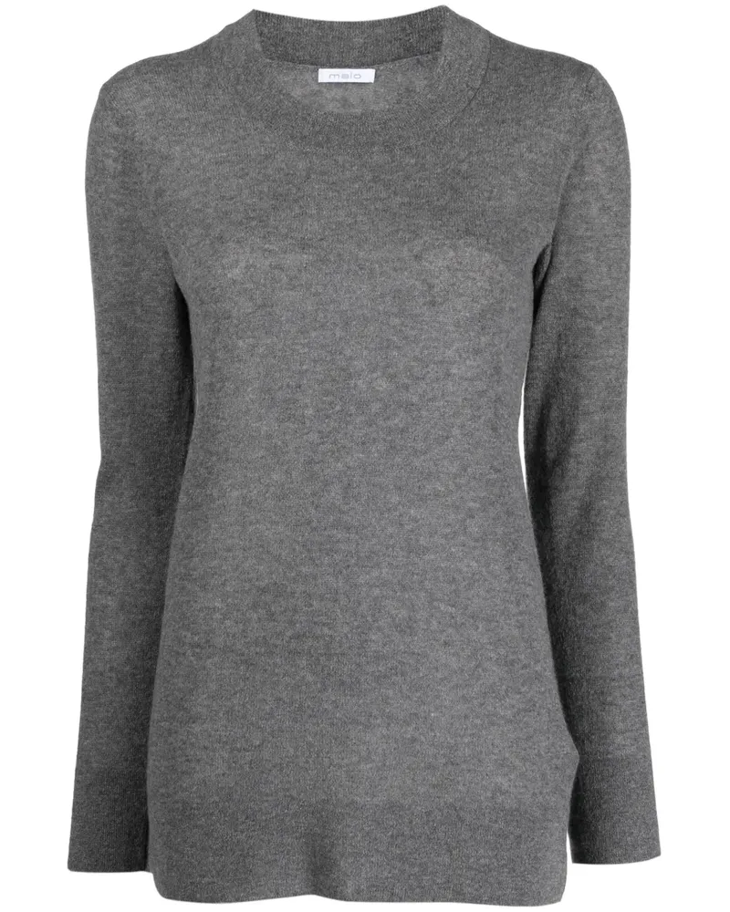Malo Klassischer Rollkragenpullover - Grau Grau