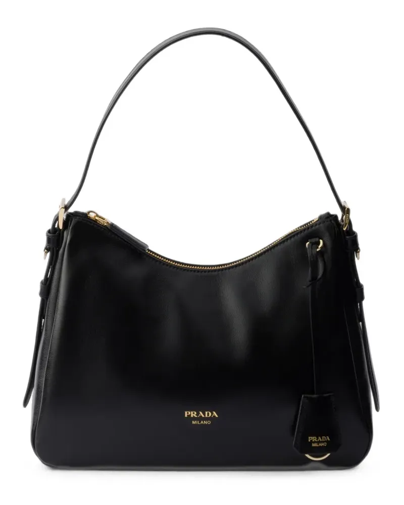 Prada Aimée Schultertasche - Schwarz Schwarz
