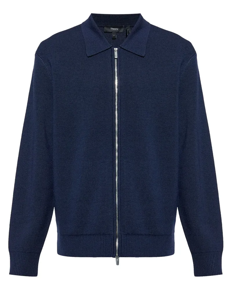 Theory Cardigan mit Reißverschluss - Blau Blau