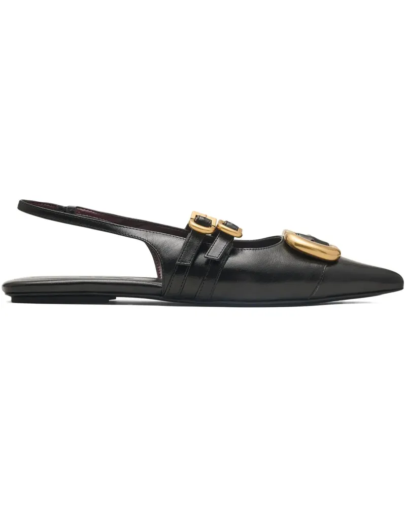 Marc Jacobs Doll Slingback-Ballerinas - Schwarz Schwarz
