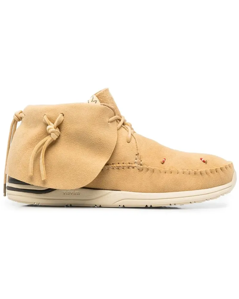 Visvim Schnürstiefel mit Knoten - Nude Nude