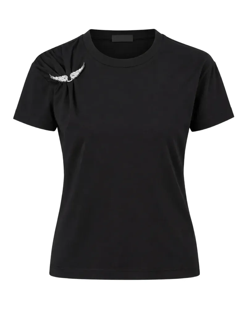 Zadig & Voltaire Kurzärmeliges T-Shirt - Schwarz Schwarz