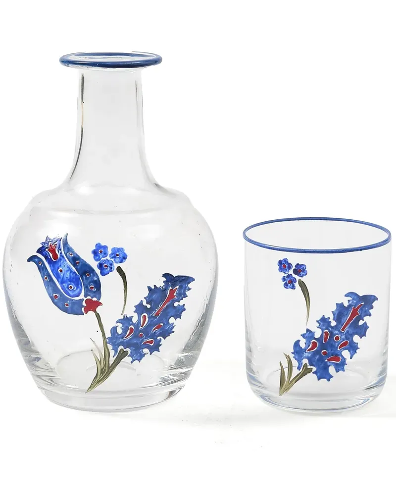 CABANA Handbemaltes Nachttisch-Set aus Muranoglas - Nude Nude