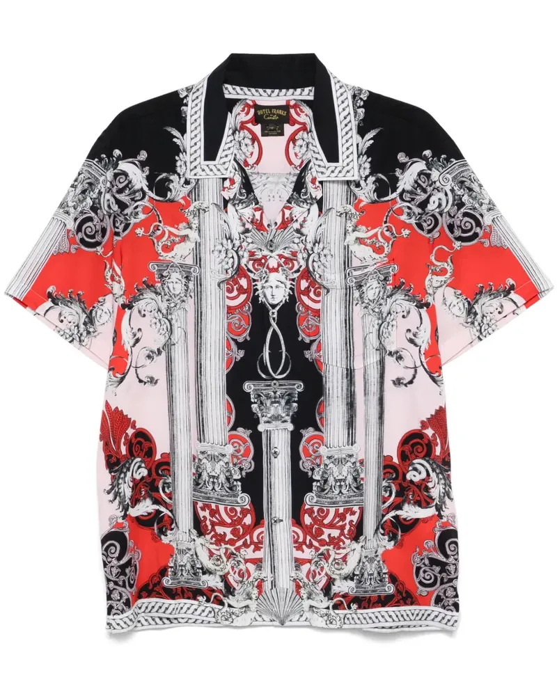 Camilla Kurzärmeliges Hemd - Schwarz Schwarz