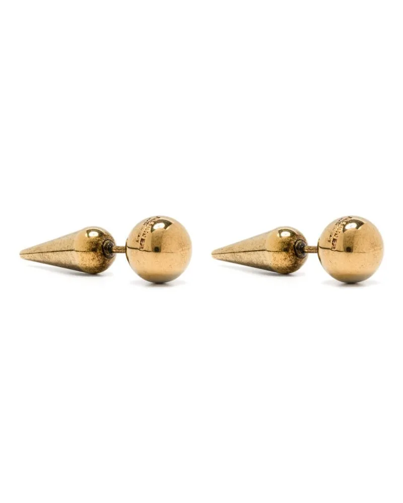 Jil Sander Ohrringe mit spitzen Nieten - Gold Gold