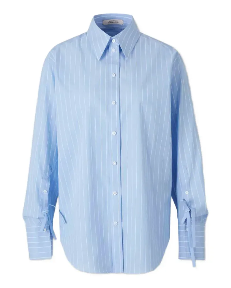 Dorothee Schumacher Gestreiftes Hemd mit Schluppe - Blau Blau