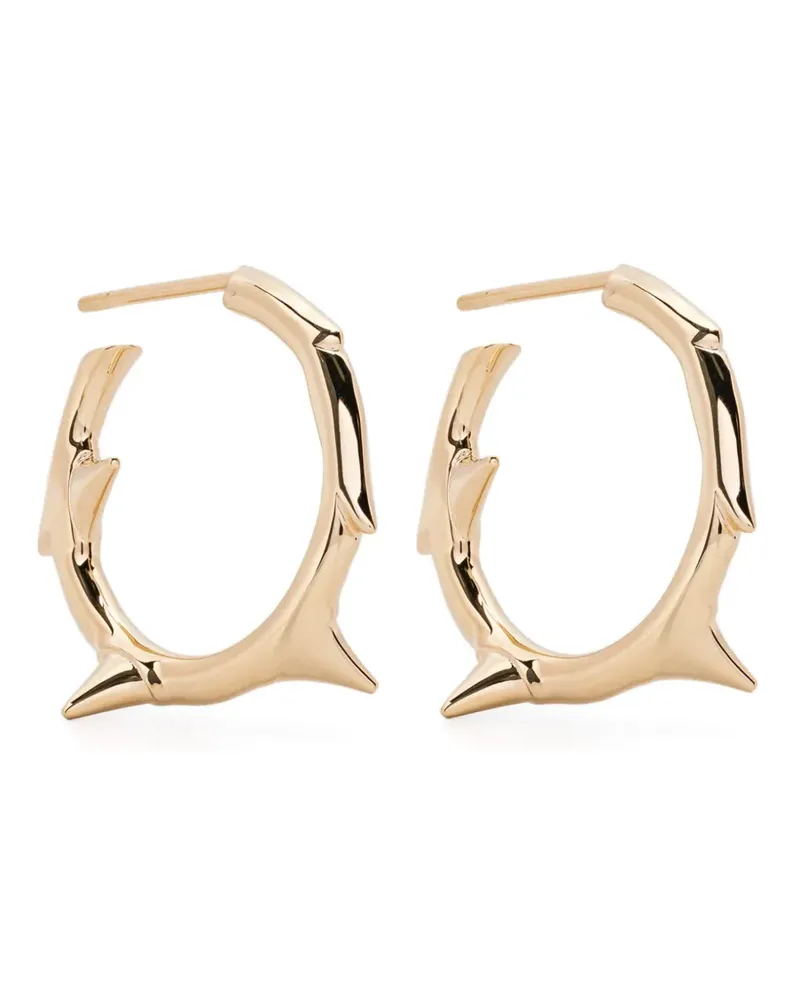 Shaun Leane small Rose Thorn hoop earrings - Gold Gold