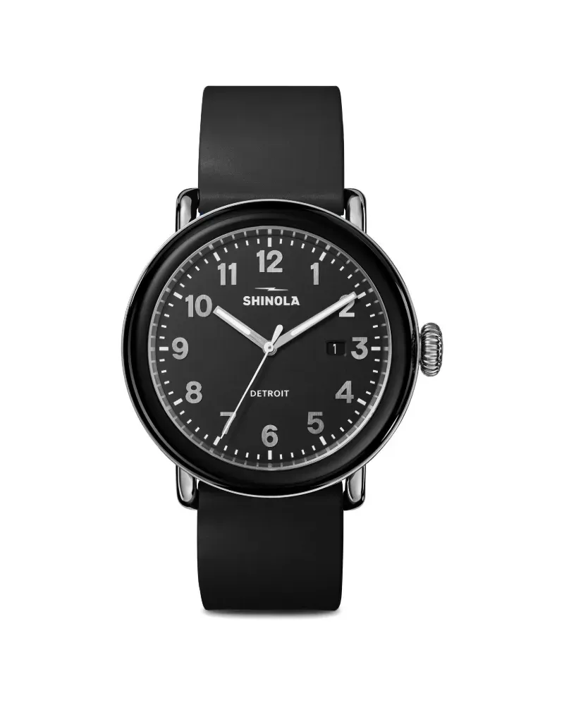 SHINOLA Detrola 40mm - Schwarz Schwarz