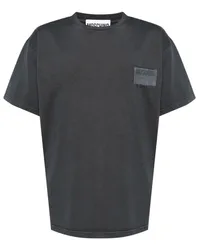 Moschino T-Shirt mit Logo-Patch Schwarz