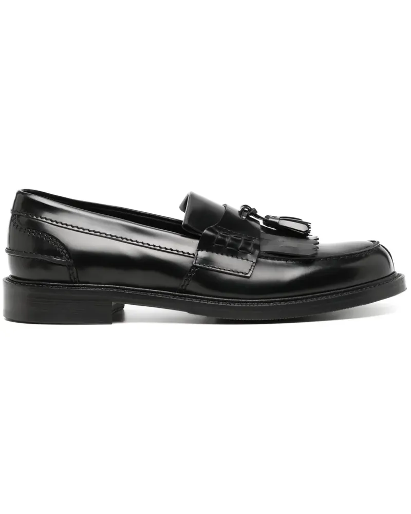 Kiton Klassische Loafer - Schwarz Schwarz