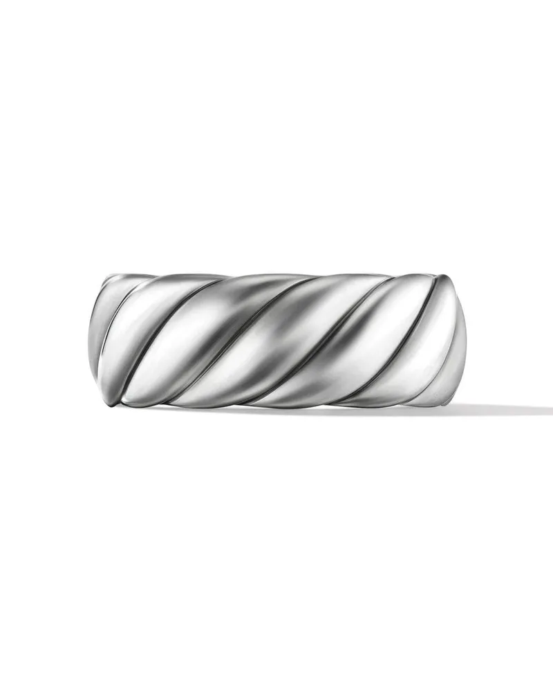 David Yurman Sculpted Cable Contour Ring aus Sterlingsilber 9mm Silber